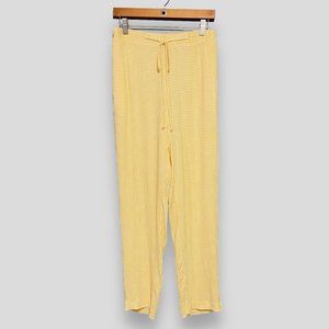 Vintage Yellow Gingham Spring Pants